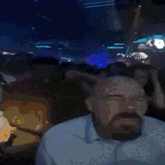 Bald Man in the Crowd