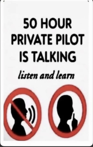50 Hour Private Pilot Is Talking