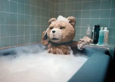 Ted in the Bath